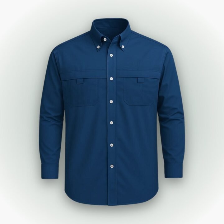 Camisa tipo Columbia manga larga al mayor y al detal – dotación industrial Arridal